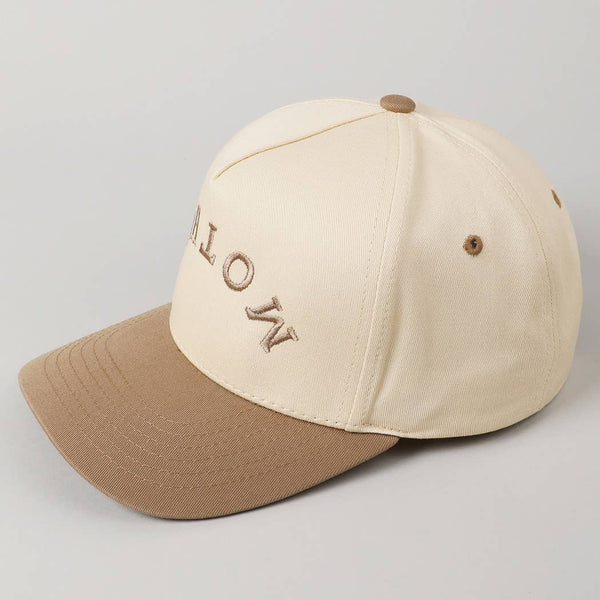 MOTHER embroidery hat | beige