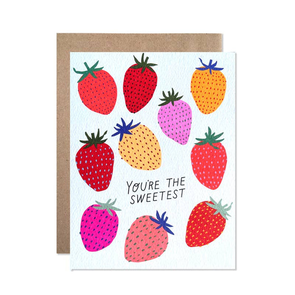 you're the sweetest | card