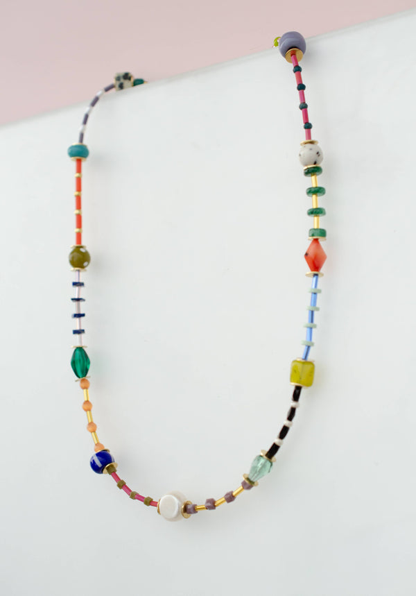 beaded friendship necklace