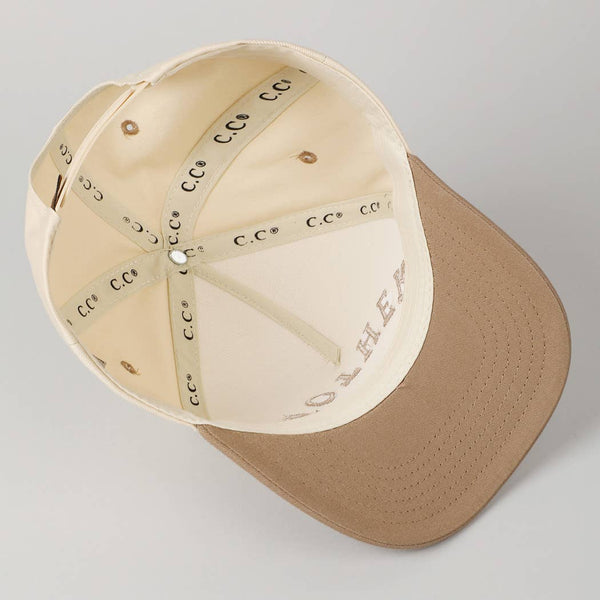 MOTHER embroidery hat | beige
