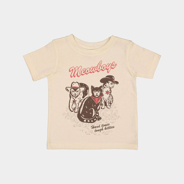 meowboys western | kids tee