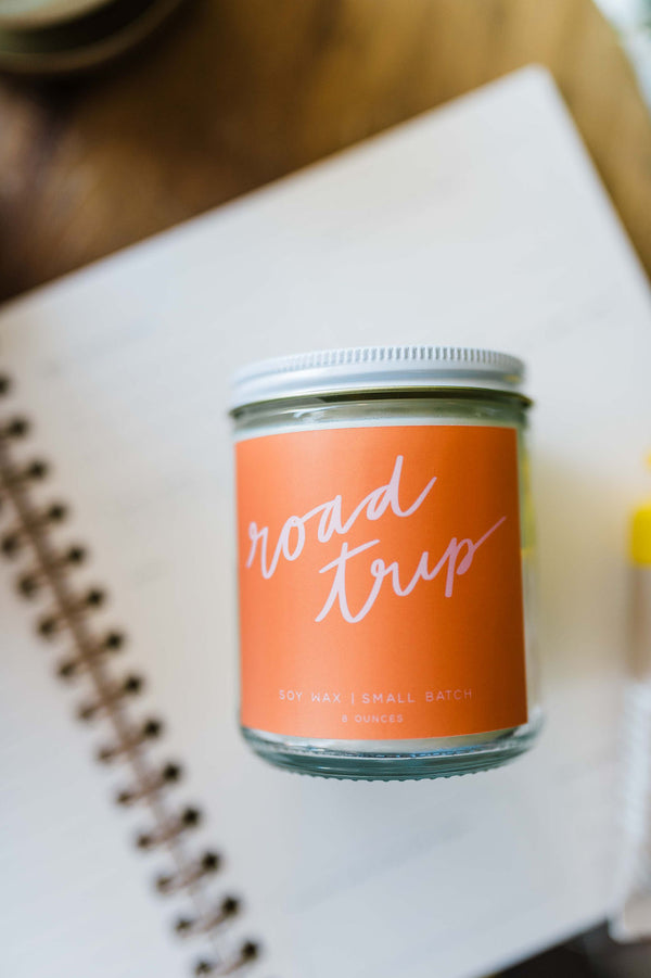 8oz candle | road trip