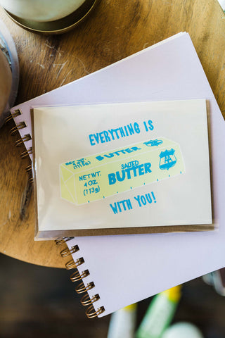 everything is butter | card