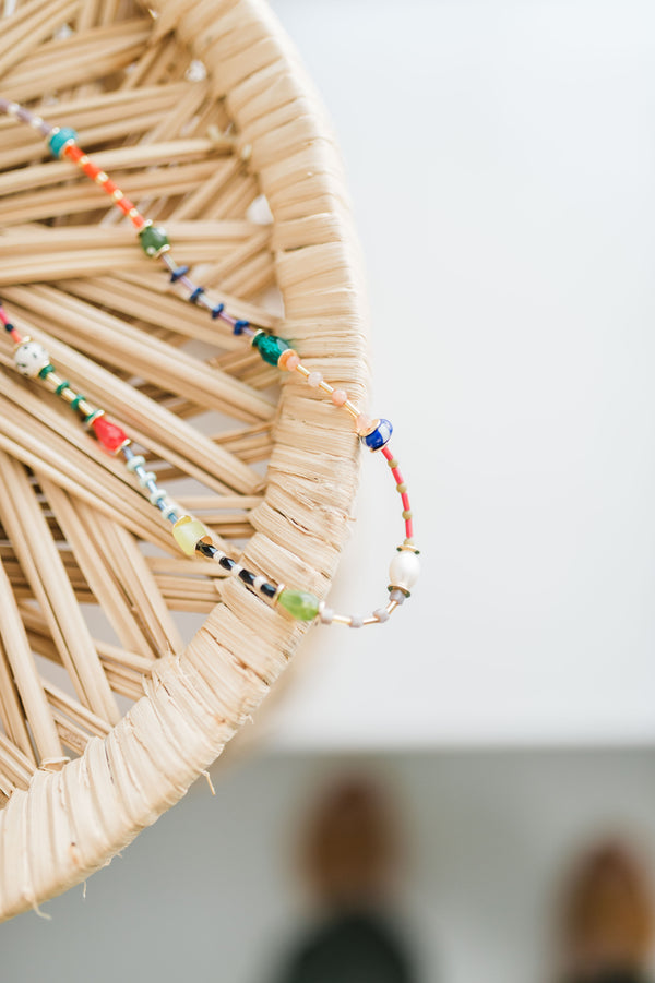 beaded friendship necklace