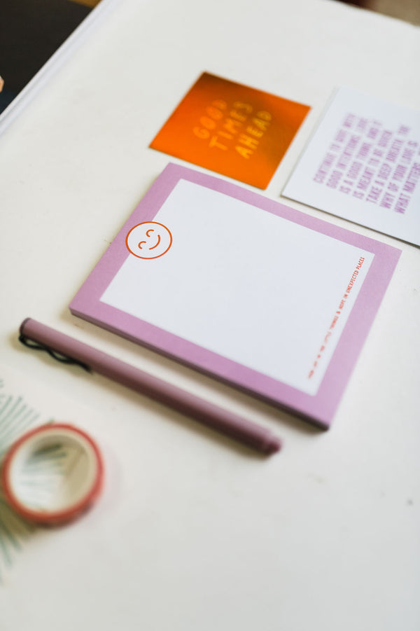 smiley | notepad by ramble & co