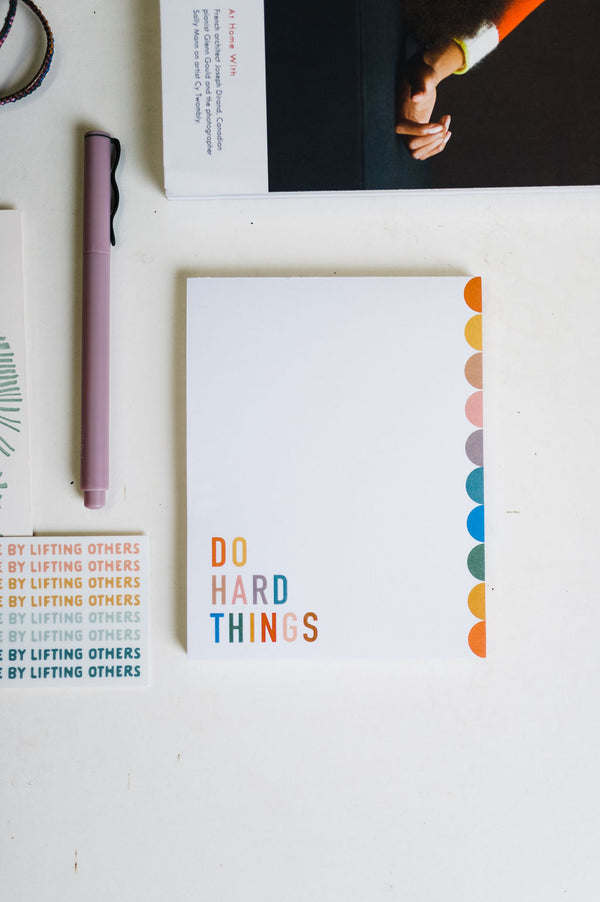 do hard things | notepad by ramble &amp; co