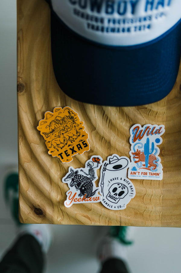 have a nice day white | sticker