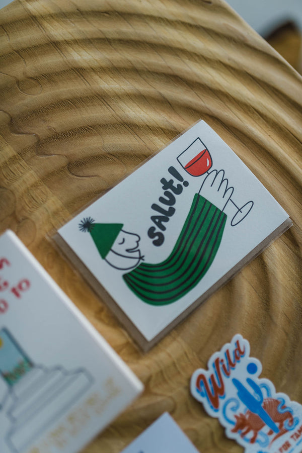 salut letterpress | card