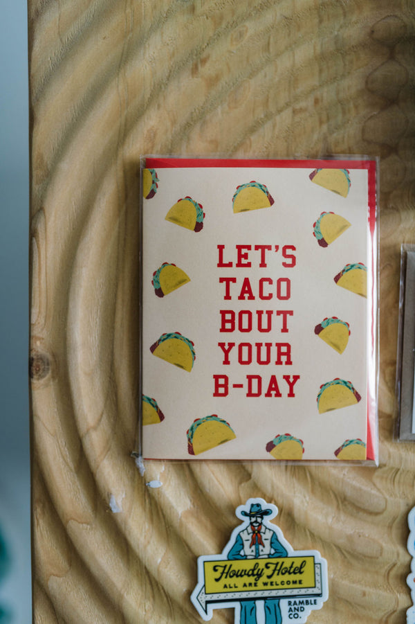 taco bout your birthday | birthday card