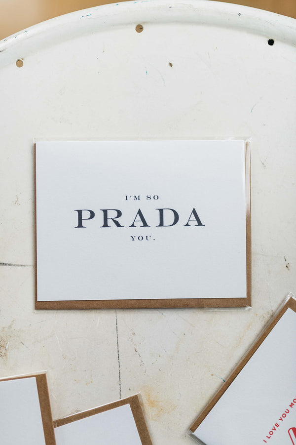 im so prada you | notecard