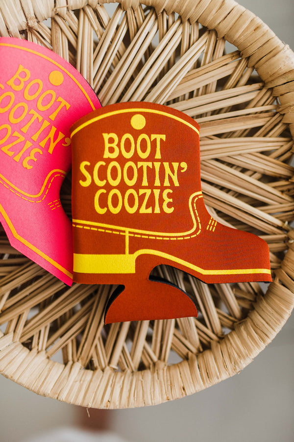 boot scootin' coozie | brown
