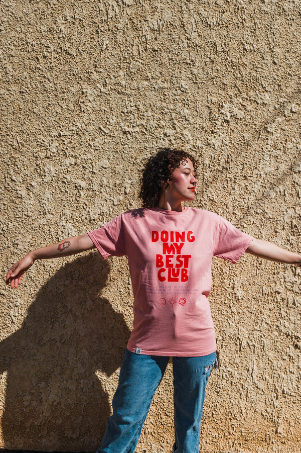 doing my best club | botanical rubia tee