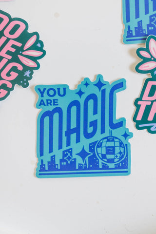 you are magic blue | sticker