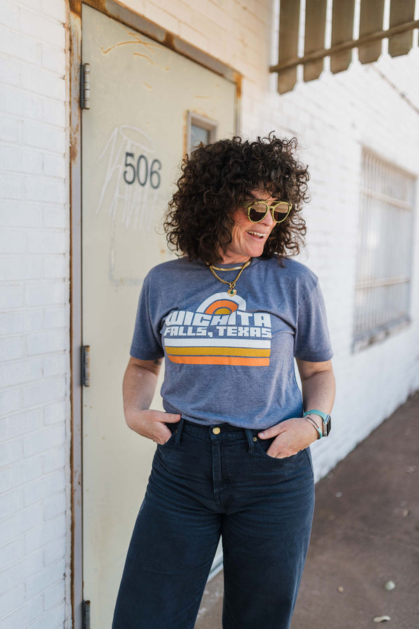 wichita falls retro | triblend tee