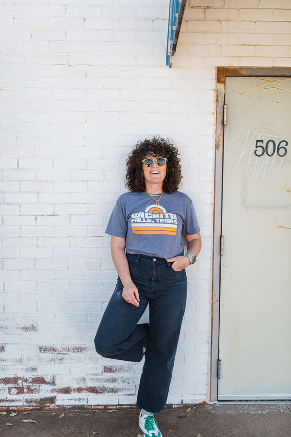 wichita falls retro | triblend tee