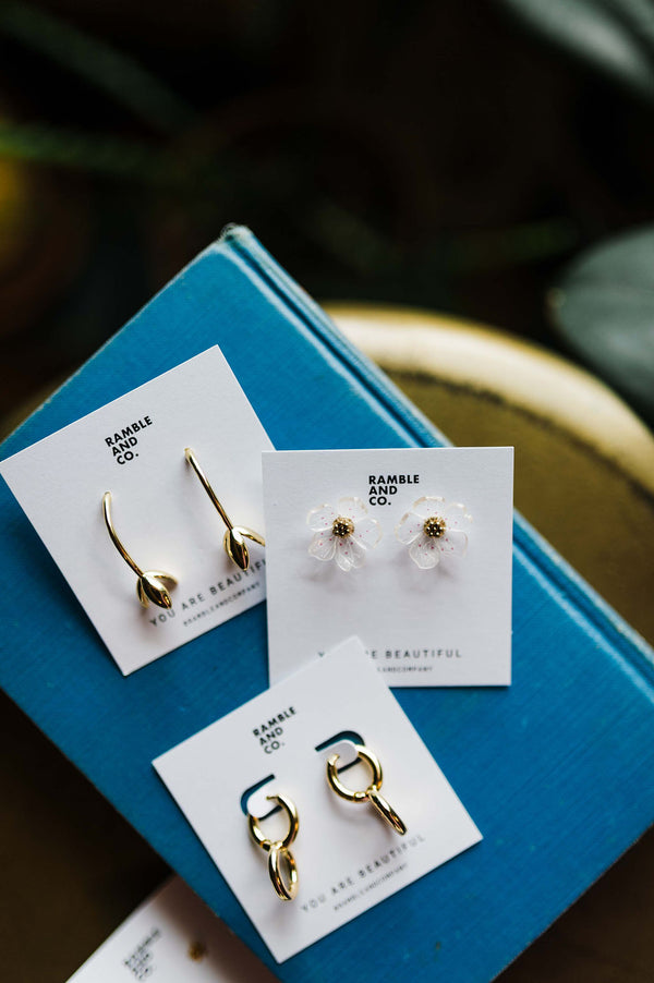 circle link | 14k gold filled earrings