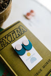 etta | two-toned polymer clay earrings | 3 options