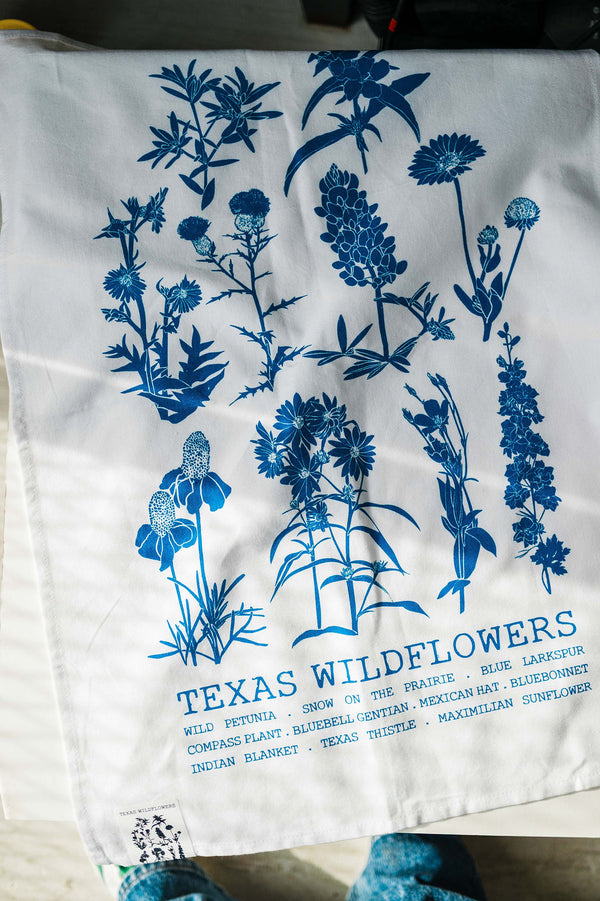 tea towel | texas wildflowers