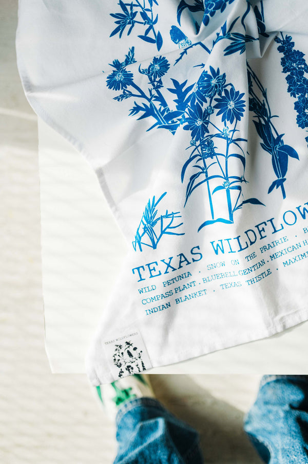 tea towel | texas wildflowers