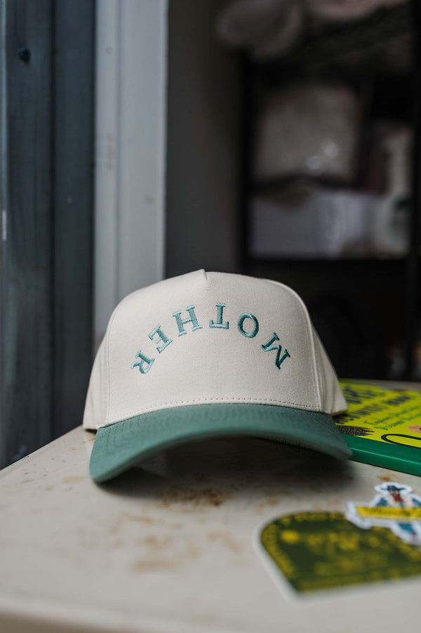 MOTHER embroidery hat | sage