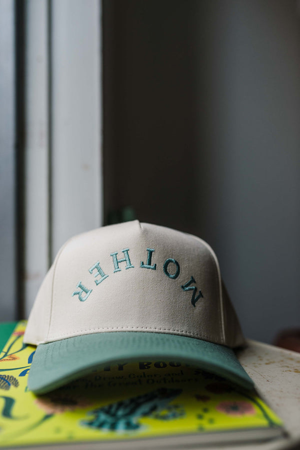 MOTHER embroidery hat | sage