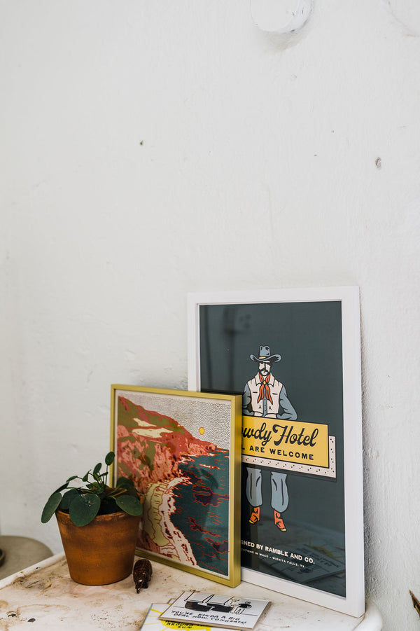 howdy hotel june bug 12x18 | Ramble & Co. print