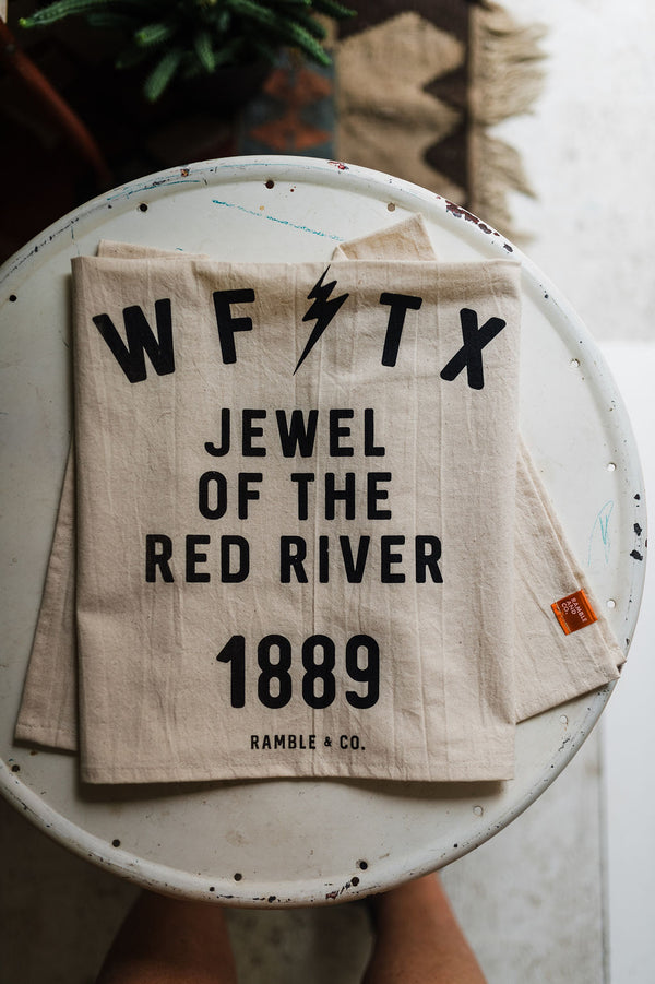 WF TX Bolt | kitchen towel black ink