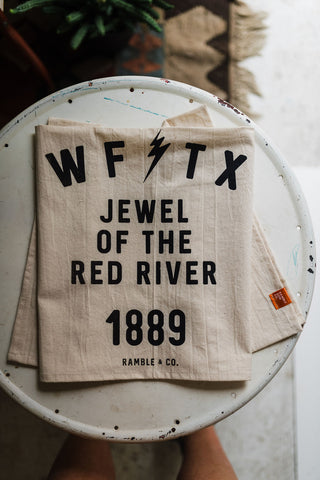 WF TX Bolt | kitchen towel black ink