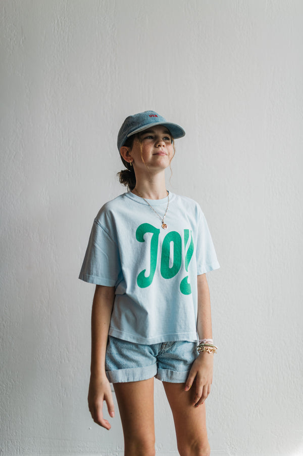 joy | chambray comfort colors boxy cropped tee