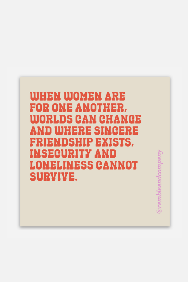 when women | sticker