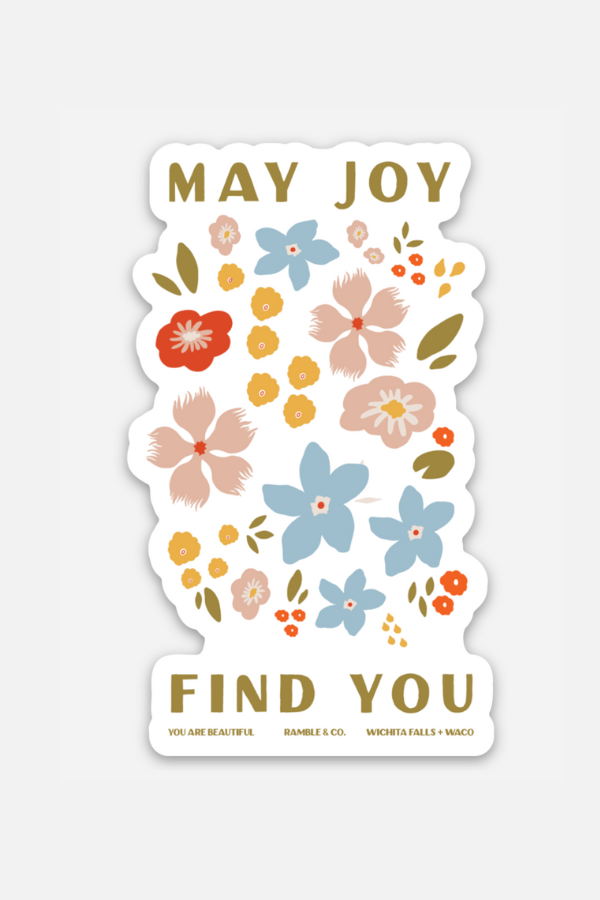 may joy find you | sticker