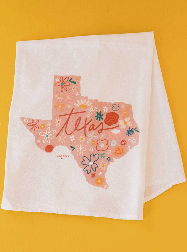texas floral | kitchen towel