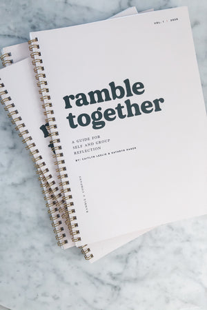 Ramble Together is a six chapter study that gently guides you out of the noise of expectations and social media and back to yourself and face-to-face community. Ramble & Co. is a family owned business. Shop at shop.rambleandcompany.com or visit our store in Wichita Falls, Texas || small batch/ hand printed tees + fine art prints | your source of encouragement + inspiration.