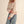scallop puff sleeve sweater | almond red