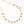 mult-color charm necklace cz | 18k gold