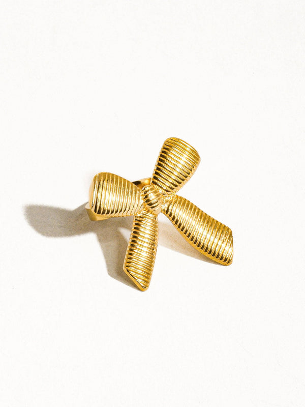 bow ring | 18k gold ring
