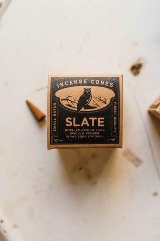 slate | incense cones