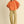 mineral washed oversized crop tee | burnt orange