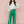 stripe smocked waist cropped pants | green