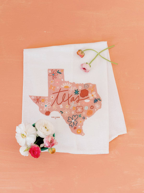 texas floral | kitchen towel