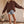 oversized polka dot scuba pullover | brown + white
