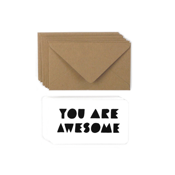 you are awesome | mini note set