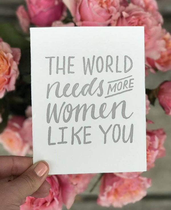 more women like you | card