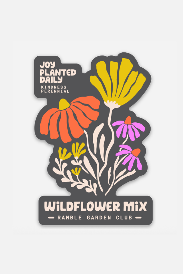 joy wildflower  | sticker