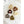 jelly hair clips | brown