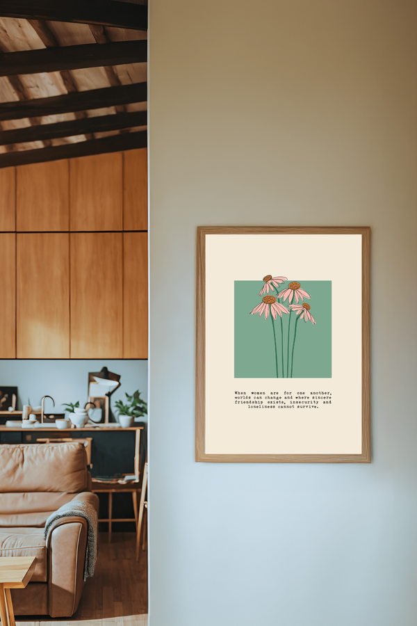 when women flower | 12 x 18 print