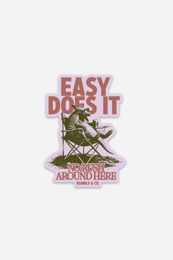 easy does it  | orchid sticker