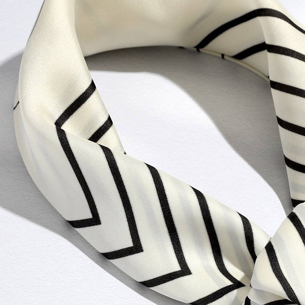rose print + stripe | soft scarf