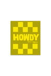 howdy moss green | sticker