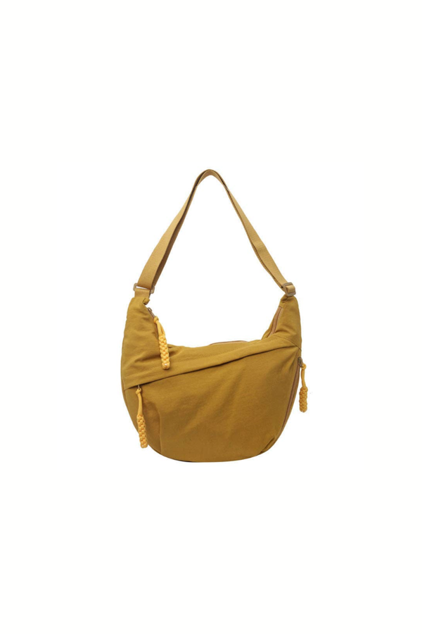 crossbody dumpling bag | mustard